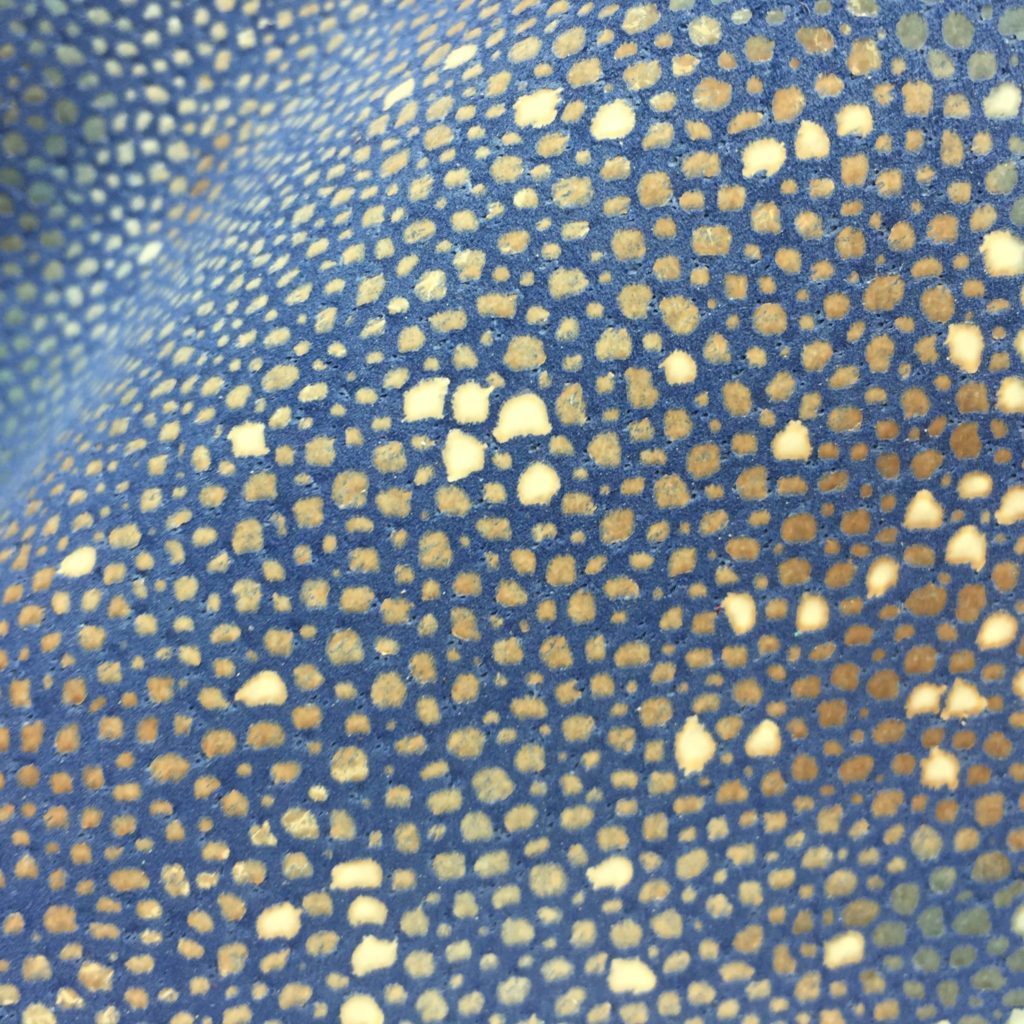 Shagreen Stingray on Cobalt Pig Split