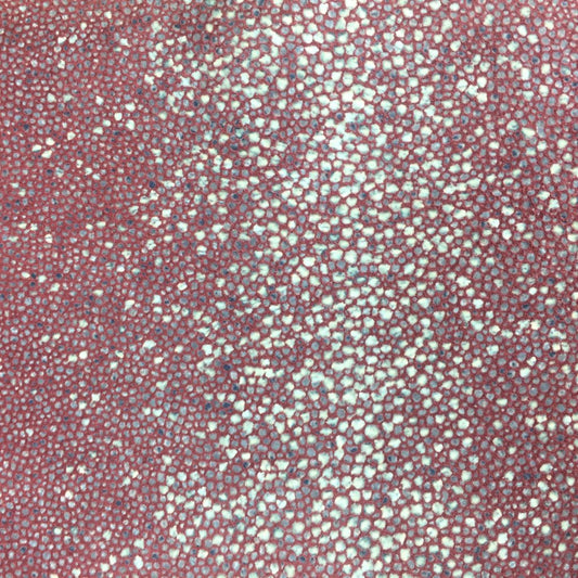 Shagreen Stingray on Burgundy Pig Split