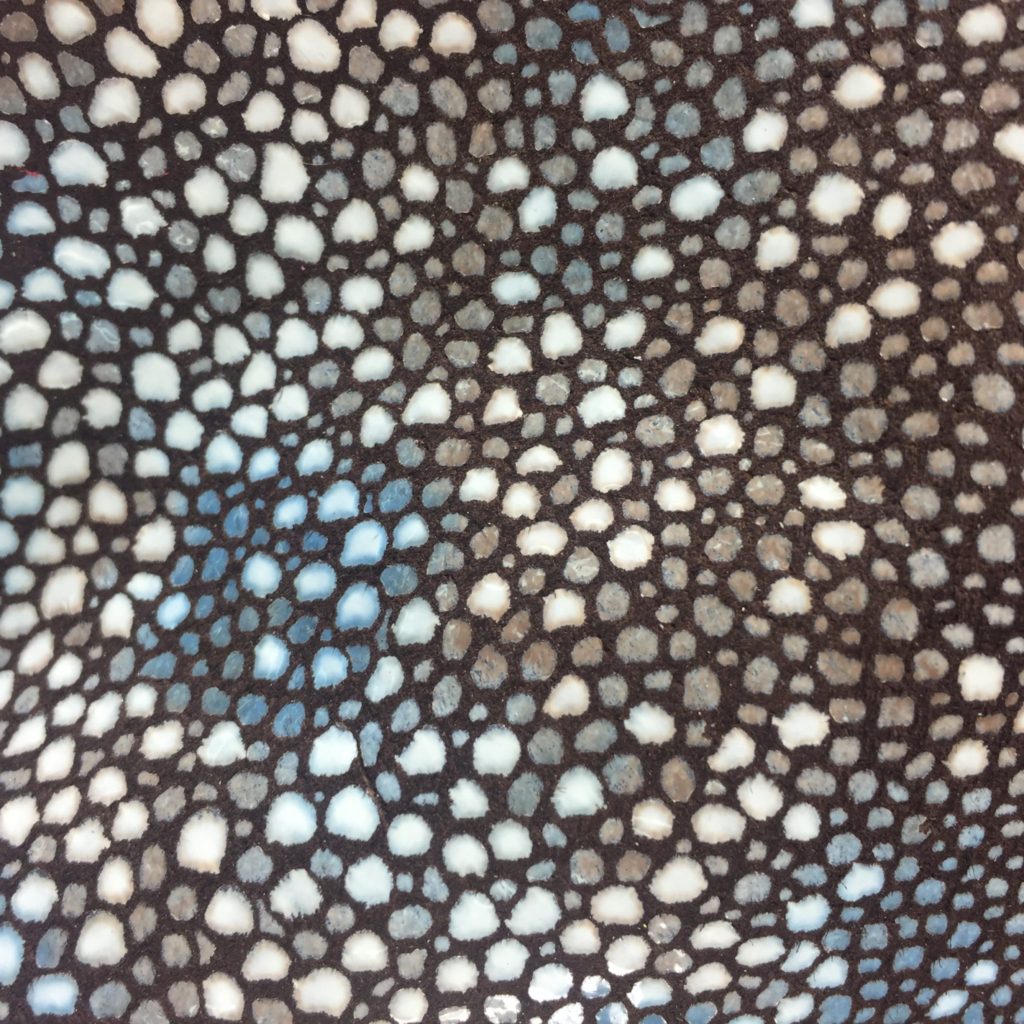 Shagreen Stingray on Brown Pig Split