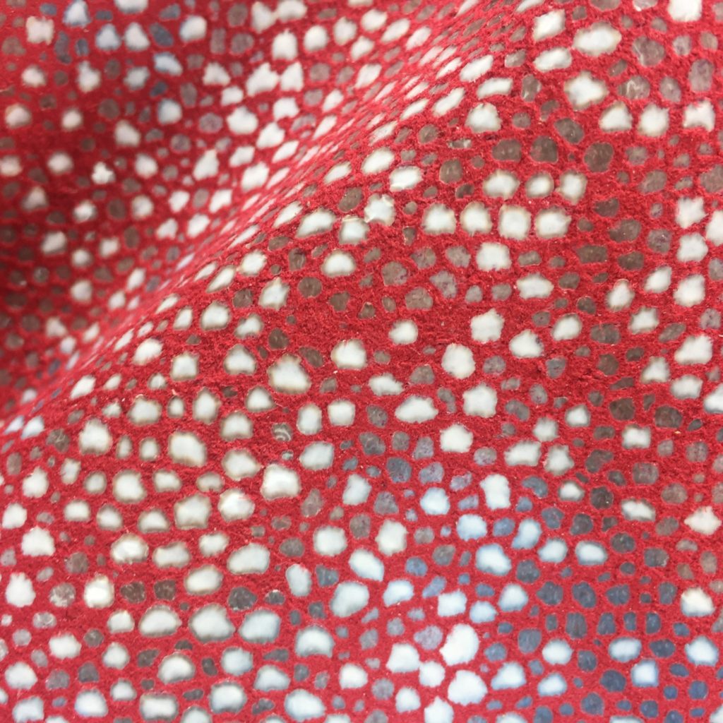 Shagreen Stingray on Red Pig Split